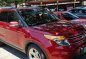 Ford Explorer 2013 AT Red SUV For Sale -1