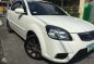 Kia Rio 2010 White Top of the Line For Sale -1