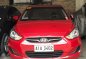 2015 Hyundai Accent Automatic Red Sedan For Sale -0