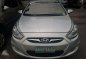 Hyundai Accent Gas 2011 Silver Sedan For Sale -0