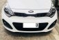 2014 Kia Rio Hatchback AT White For Sale -1