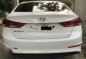 Fresh 2017 Hyundai Elantra 1.6 GL Matic White For Sale -1