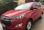 2017 Toyota Innova 2.8 E Red Manual For Sale -0