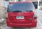 Toyota Innova 2014 Manual E Red SUV For Sale -0