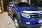 Ford Ranger 2015 Matic Blue Pickup For Sale -1
