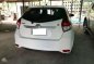 Toyota Yaris E 1.3 AT 2015 White For Sale -0