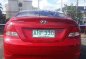 2014 Hyundai Accent Red Gas Manual For Sale -3