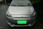 Mitsubishi Mirage Hatchback GLX 2013 MT Silver For Sale -1