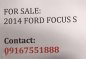 2014 FORD FOCUS S Hatchback for sale -11