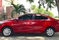 2017 Toyota Vios E Automatic Red Gasoline-3