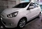 2016 Mitsubishi Mirage GLS Hatchback AT Automatic White-0