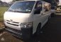 2017 Toyota Hiace commuter 3.0 diesel manual WHITE-1