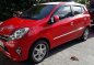 2015 Toyota Wigo 1.0G Automatic Gas Red Mica -1