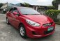 2013 Hyundai Accent Red Sedan For Sale -1