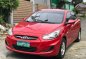 2013 Hyundai Accent Red Sedan For Sale -0