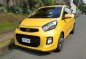 2016 Kia Picanto EX Automatic Yellow For Sale -0