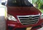 Red Toyota Innova 2.5E AT FOR SALE-1