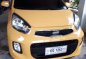 Kia Picanto 2016 Manual Yellow For Sale -0