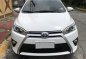 Toyota Yaris 2015 Gasoline Automatic White-1