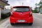 Toyota Wigo 2015 Gasoline Automatic Red-1