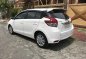 Toyota Yaris 2015 Gasoline Automatic White-3