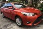 2017 Toyota Vios 1.3 E Automatic Orange CVT-0