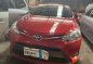 GRAB ACTIVE 2016 Toyota Vios 1.3E Automatic RED-0