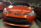 GRAB ACTIVE 2017 Toyota Vios E Automatic Orange-0