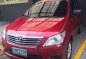 TOYOTA Innova E 2013 dsl Manual transmission Red-0