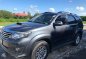 2013 Toyota Fortuner 4x2 Automatic Diesel Charcoal Gray-0