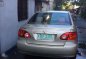 2002 Model Manual Toyota ALtis E-4