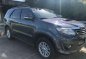 2013 Toyota Fortuner 4x2 Automatic Diesel Charcoal Gray-2