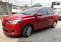 Toyota Vios 1.3 E 2017 Manual Red for sale-1