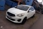 2014 Mitsubishi Mirage G4 White MT Gas FOR SALE-0