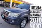 Toyota Fortuner G 4X2 Manual 2010 for sale-0