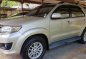 Gold Toyota Fortuner 2012 at 90000 for sale in Olongapo-0