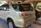 Gold Toyota Fortuner 2012 at 90000 for sale in Olongapo-8