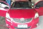 Selling Red Toyota Vios 2013 at 110000 km -0