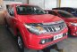 Red Mitsubishi Strada 2015 Manual Diesel for sale in Quezon City-2