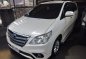 White Toyota Innova 2015 for sale-3