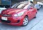 Selling Red Hyundai Accent 2017 Automatic Gasoline -1