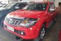 Red Mitsubishi Strada 2015 Manual Diesel for sale in Quezon City-0