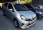 Silver Toyota Wigo 2017 Manual Gasoline for sale -0