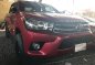 Sell Red 2018 Toyota Hilux at Manual Diesel at 8100 km in Quezon City-2