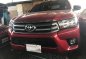 Sell Red 2018 Toyota Hilux at Manual Diesel at 8100 km in Quezon City-1