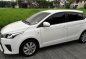 Selling White Toyota Yaris 2016 Automatic Gasoline for sale in Quezon City-1