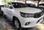 White Toyota Hilux 2016 Manual Diesel for sale in Marikina-0