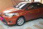 Orange Toyota Vios 2015 for sale in Las Piñas-1