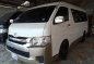 Selling White Toyota Hiace 2017 Automatic Diesel at 9000 km -0