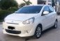 2nd Hand Mitsubishi Mirage 2014 Hatchback Automatic Gasoline for sale in Parañaque-0
